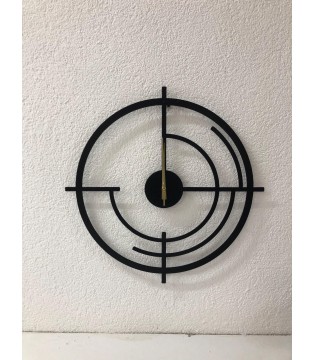 Minimalist black metal wall...
