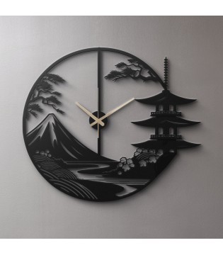 Landscape black metal wall...